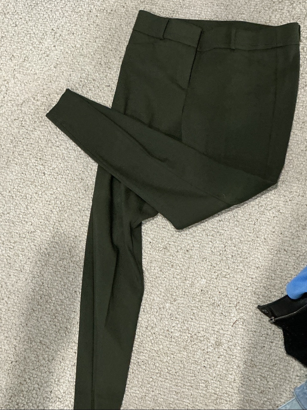LOFT Olive Green Skinny Dress Pants